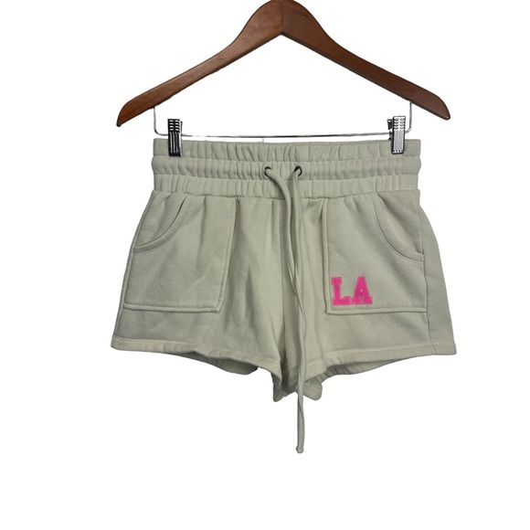 BP Cream Fleece Lounge Shorts LA size XS - Picture 1 of 6